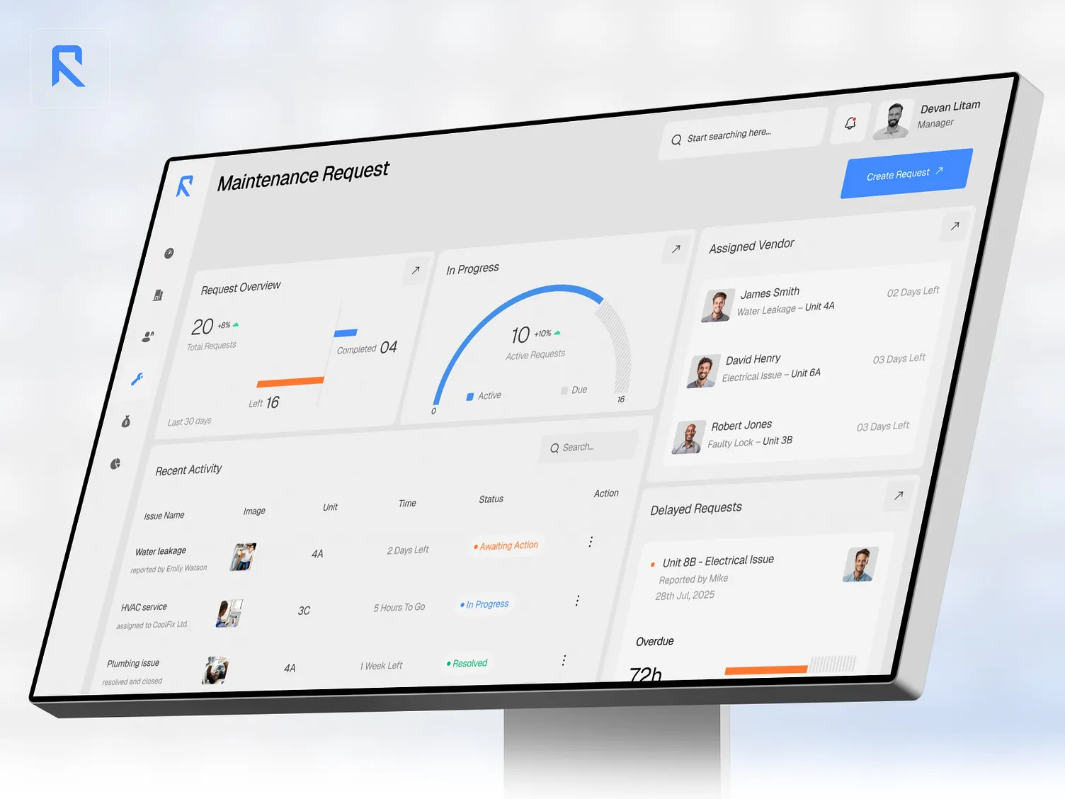 Web Application Dashboard